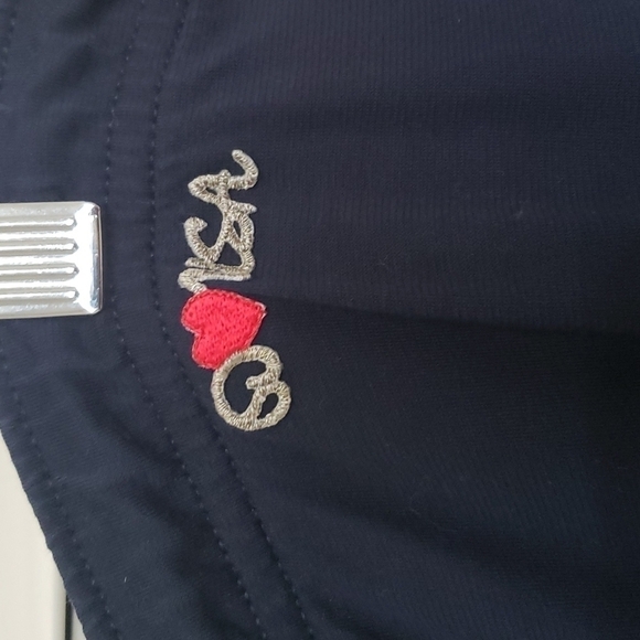 St John Sport Wide Leg Lounge Pant, Blue, Size L - Picture 3 of 8